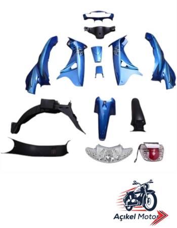 KAPORTA SET [MAVİ] [FAR+STOP DAHİL] MONDIAL SFC #65492
